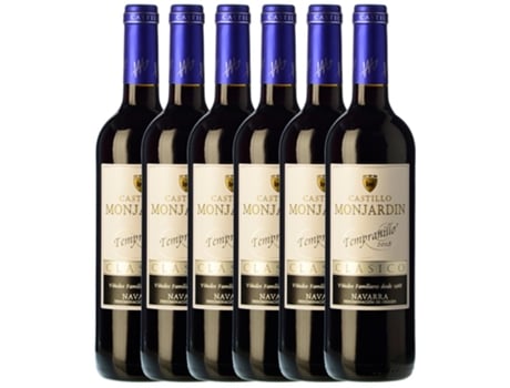 Vinho CASTILLO DE MONJARDÍN Castillo De Monjardín Tempranillo Navarra Joven (0.75 L - 6 unidades)