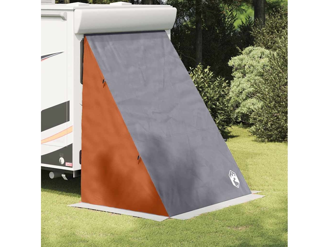Vidaxl Tenda Para Bagageira 190 X 150 X 185 Cm Cinza E Laranja Tafetá
