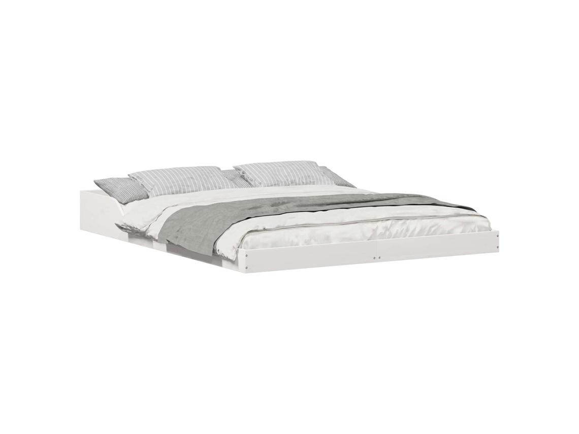 Estrutura da Cama Branco 160 X 200 Cm MAISON EXCLUSIVE