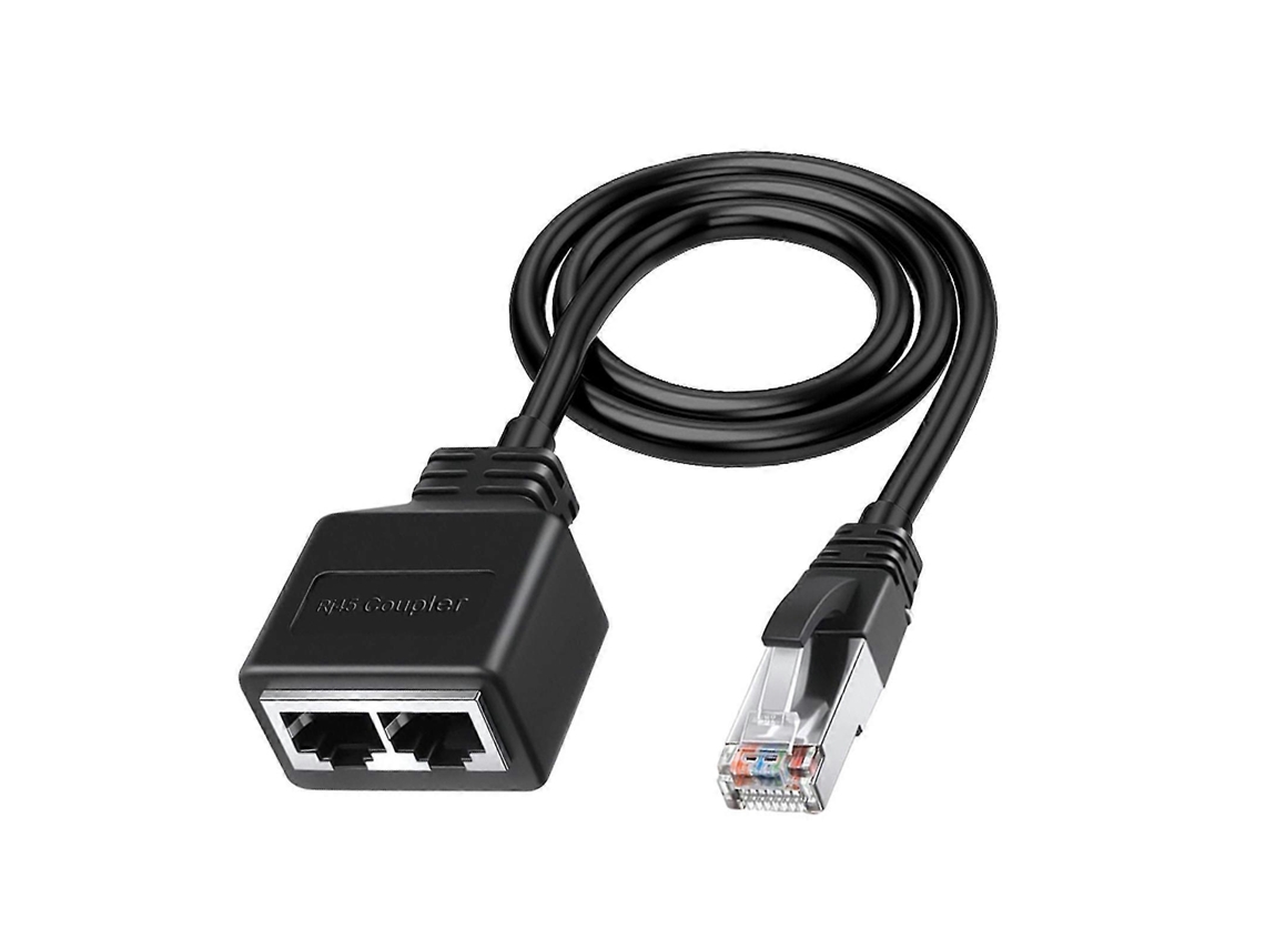 Divisor De Rede Gigabit Rj45 1 Para 2 Vias, Transmissão 100 M, Conexão Dois Dispositivos, Conector Acoplador Ethernet Modular Escr-aquaforge