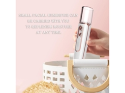 Nano Pulverizador Facial Vaporizador Facial De Névoa Fria Recarregável Por Usb Tanque De Água Visível Nano Pulverizador Rosa Yunzii