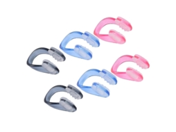 Clipe Nasal De Silicone Para Natação, Proteção Para O Nariz De Adultos, Pacote Com 18 Unidades Sortidas.
