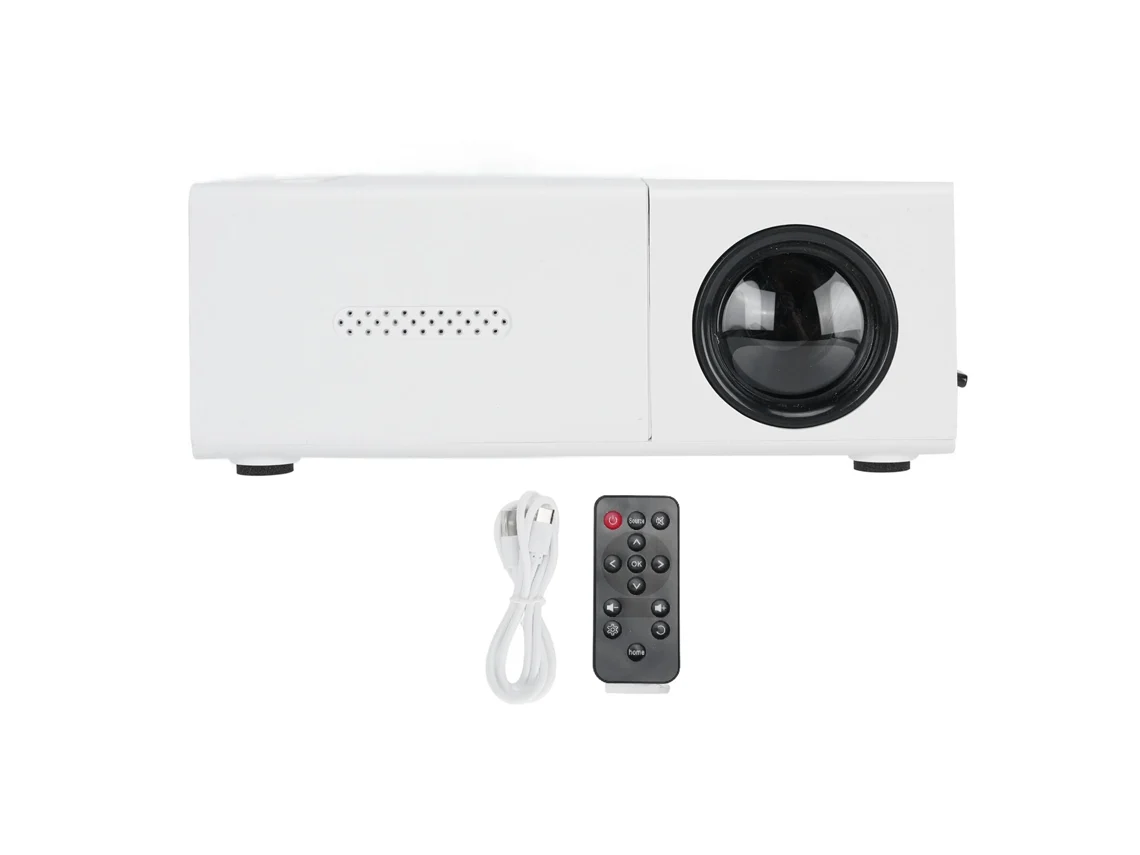 Projetor 1080p Com Correção Automática, Projeção Com Fio/sem Fio, Led Para Cinema Em Casa E Exterior