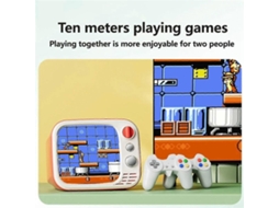 H7 Retro Nostálgico GOKOCO TV Game Console, tela 3,5 polegadas, 740 jogos, dual players