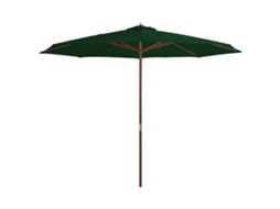 Parasol, Parasols Vidaxl Verde Tecido (n/a)
