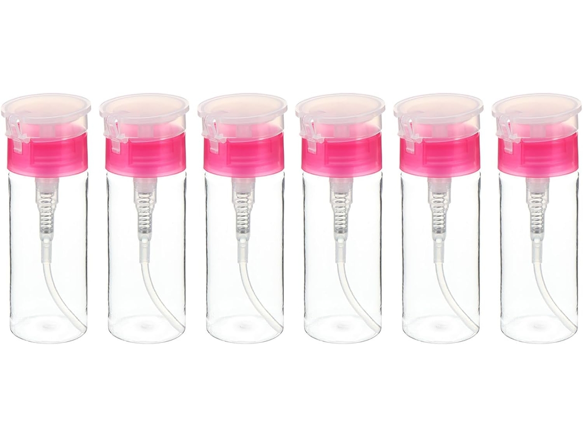 Nuobesty De 6 Frascos Transparentes De 100ml Para Removedor De Esmalte