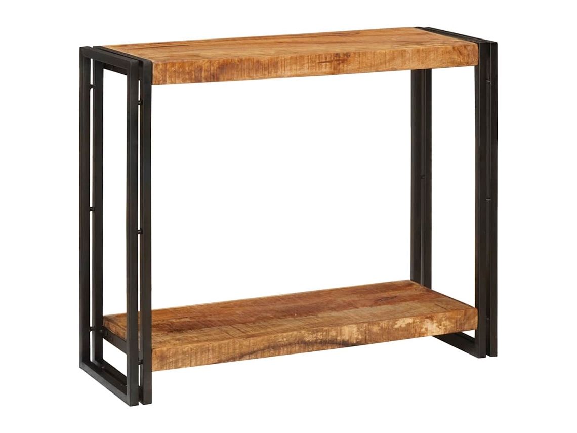 Vidaxl Aparador Castanho 90 X 33 X 75 Cm Madeira De Manga Maciça