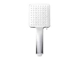 Ducha Grande Cuadrada com Controle Manual, 6 Modos, Cromada S/MARCA