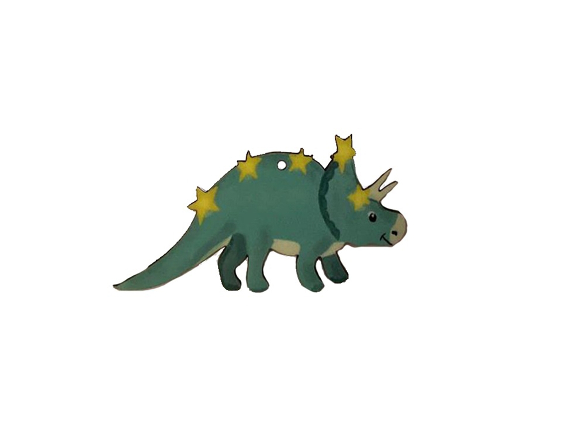 Pendente de dinossauro personalizado decoração infantil LAXISCREED