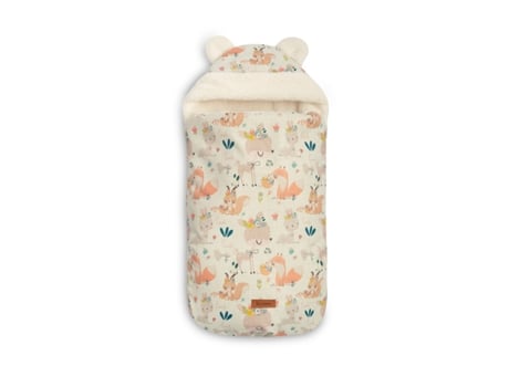 Saco para Cesto Moisés e Cadeiras de Grupo 0 Picnic Vintage. Muito Quente. com Orelhinhas SENSILLO