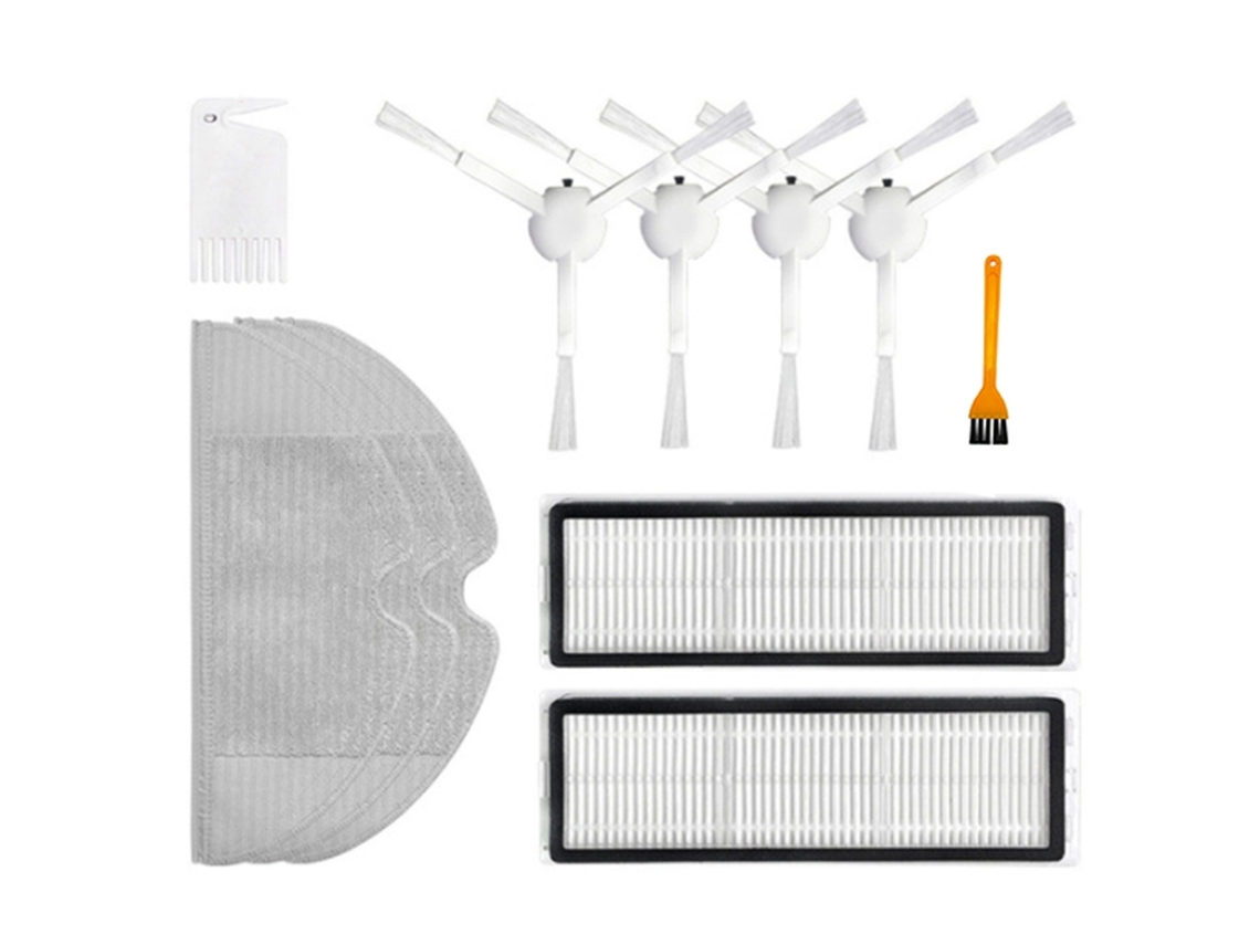 Hepa filterside escova mop kits de substituição pano para xiaomi mijia 1c/stytj01zhm aspirador robótico acessórios