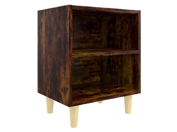 Bed Cabinet, Bed Cabinets Vidaxl Marrom Madeira Processada (n/a)