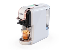 Máquina de café em cápsulas Hibrew 5 em 1 com 15 barras e acabamento branco