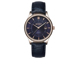 Relógio de pulso masculino de quartzo, modelo Sanda Blue, simples e moderno
