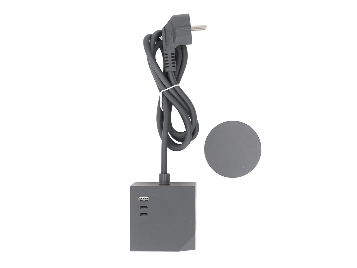 Laxiscreed Tomada De Energia De Cubo Magnético Com Carregamento Rápido Pd20w E Cabo De 4,9 Pés