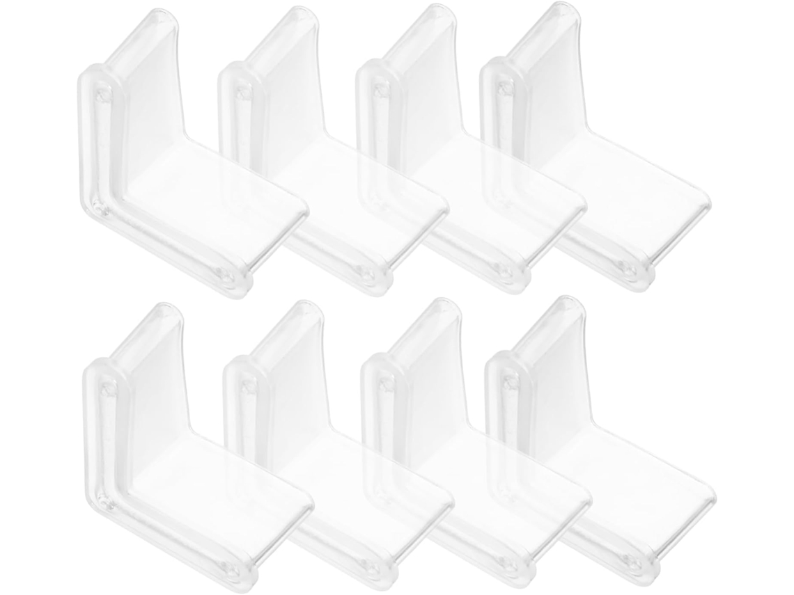 Zerodeko Conjunto De 8-protetores Borracha Em Formato L Para Pés Móveis, Cadeiras E Mesas Almofadas Antiderrapantes Para