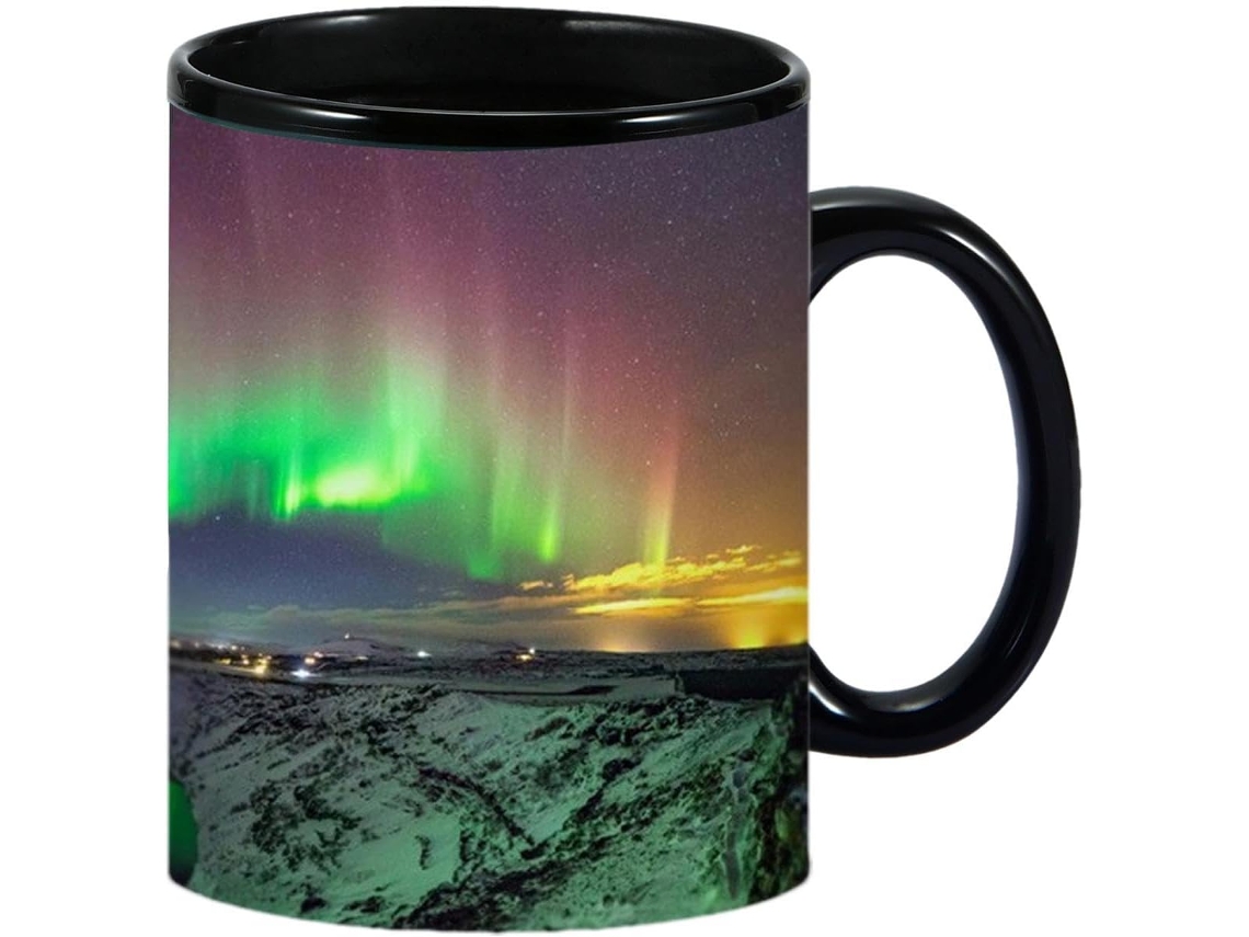 Caneca De Café De Cerâmica Que Muda De Cor