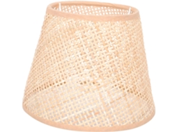 Abajur De Mesa Em Rattan Trançado À Mão, Com Luz Natural Simples E Protetora.