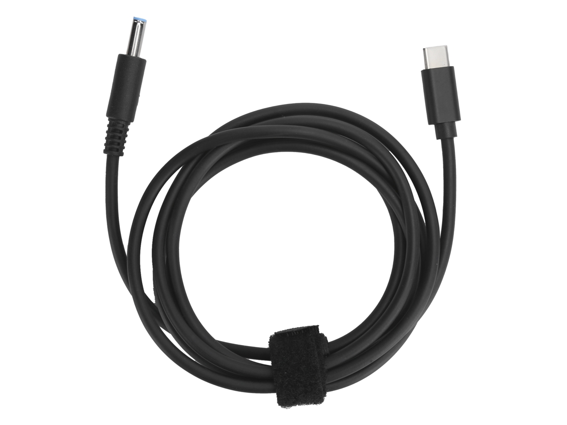 Cabo De Carregamento Typec Conector Macho Dc4.5x3.1mm Para Adaptador De Alimentação Hp