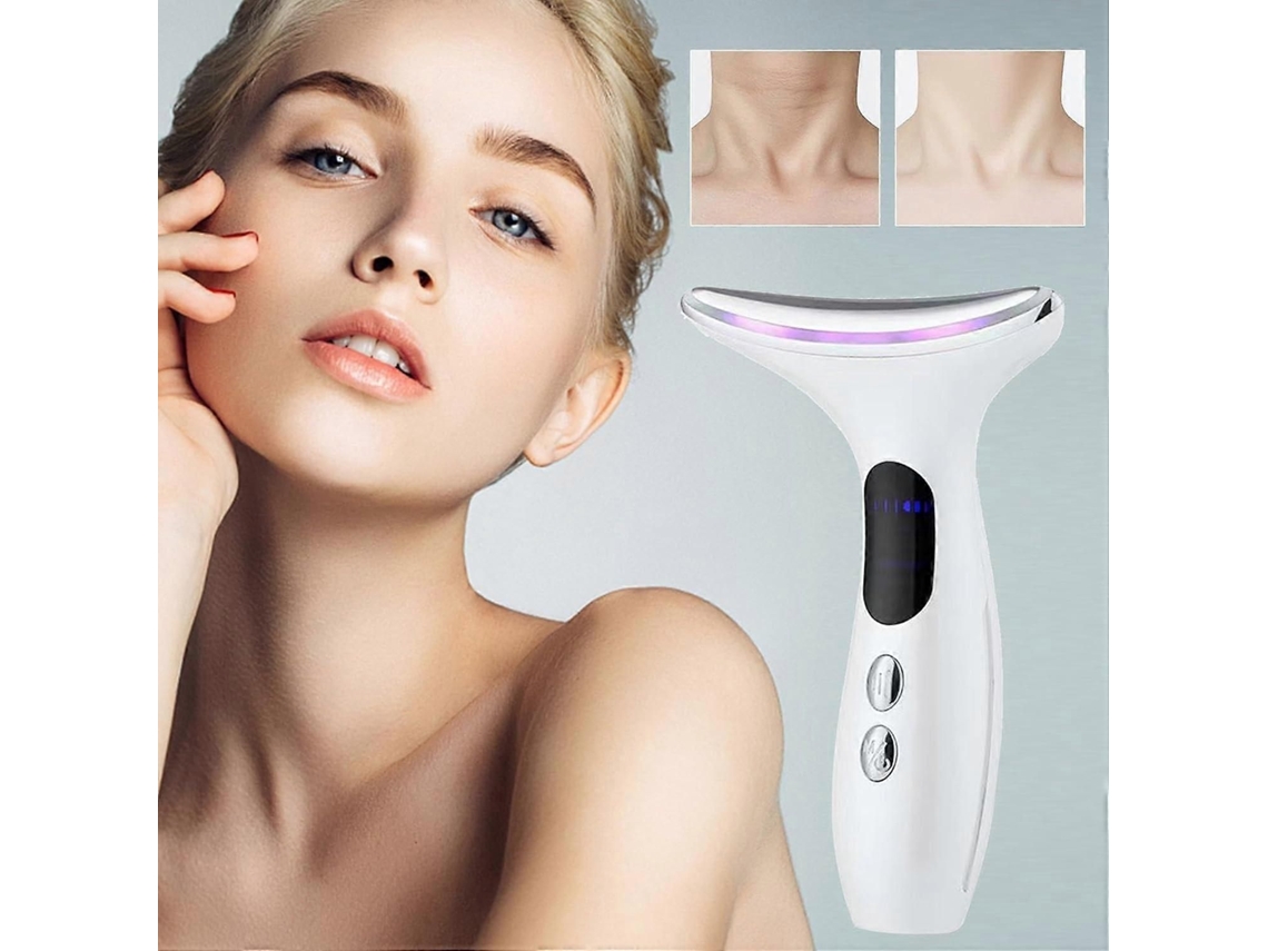 Masajeador Facial Elétrico Antiarrugas, de Beleza Tensor Pele para e Cabelo, Dispositivo Anti Envelhecimento Recarregável GOKOCO