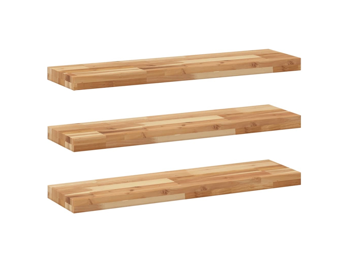 Floating Shelf, Floating Shelves Vidaxl Marrom Madeira De Acácia (80 X 20 X 4 Cm)