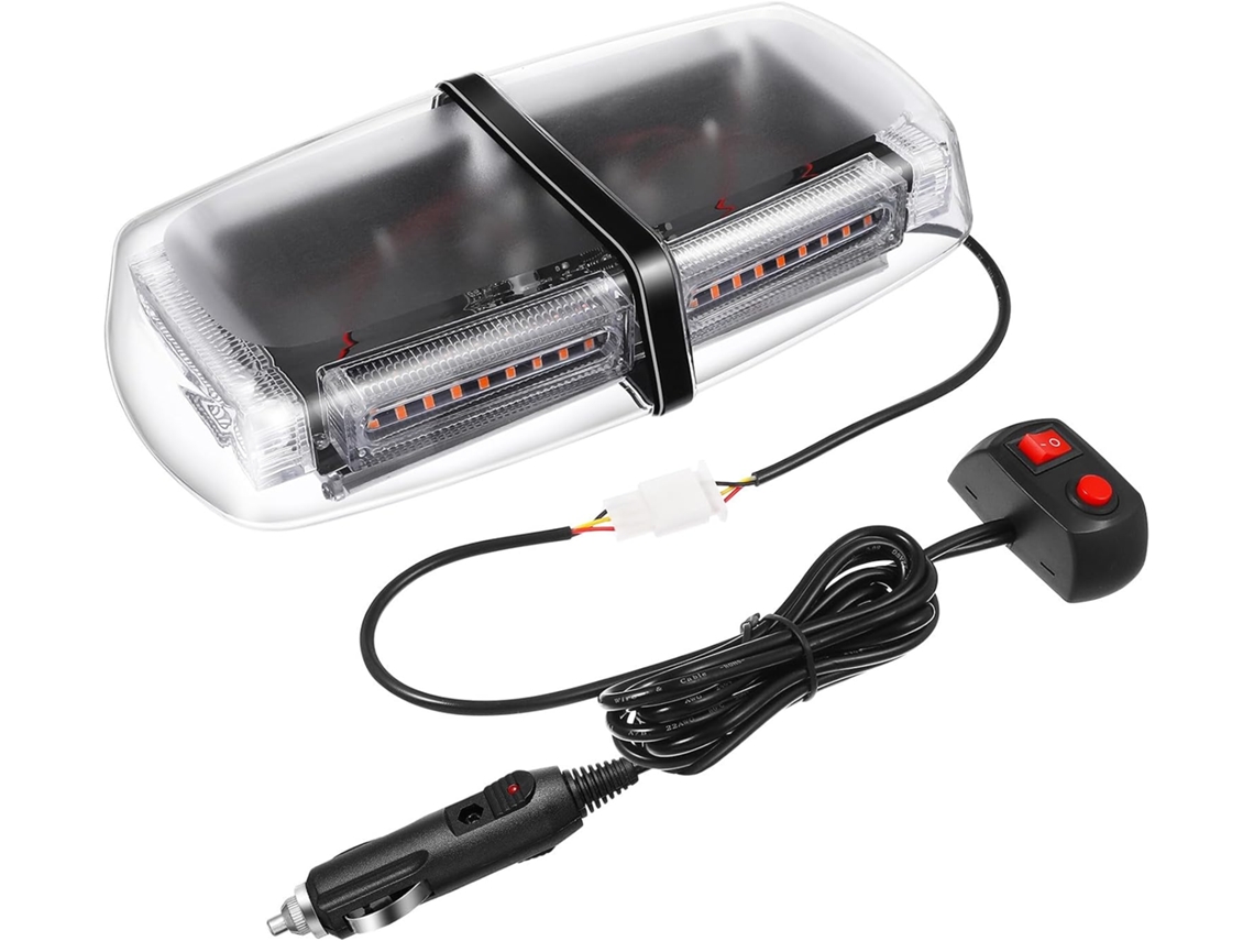 Luminária De Teto Automotiva Com 54 Leds E Base Magnética