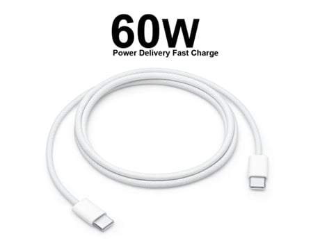Cabo De Carregamento 1m Type-c 60w Pd Nylon