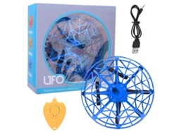 Rebe-brinquedo De Drone Mini Ufo Voador Aeronave De Indução Automática Para Crianças Presente Azul