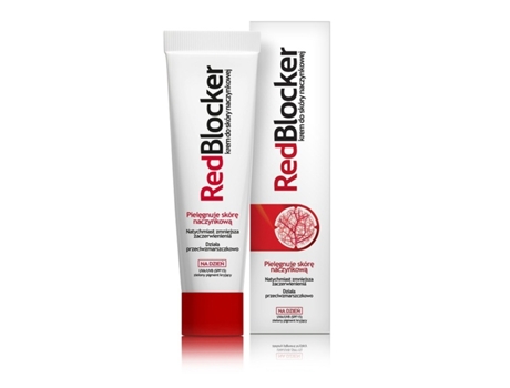Redblocker, Creme Para Peles Com Tendência A Vasos Sanguíneos, Noturno, 50ml Aflofarm