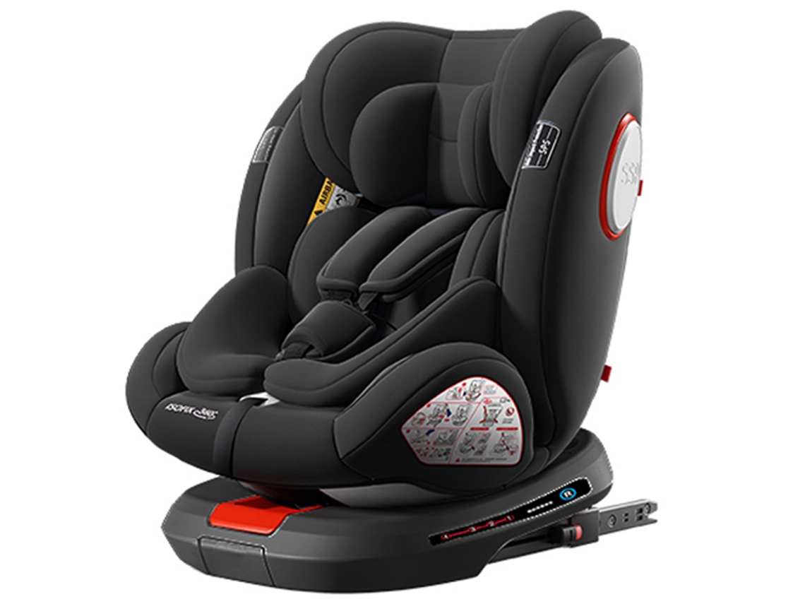 L007 Cadeirinha de Segurança para Bebé Assento de Criança para Carro 360° Giratório Isofix Apoio de Perna Cadeira Auto 0‑12 Anos MAGIC ZC