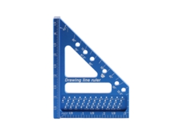 Regla Angular 3d Multiangulo Para Carpinteria Mitre Triangular 45 90 Grados Aluminio Escritura De Agujeros
