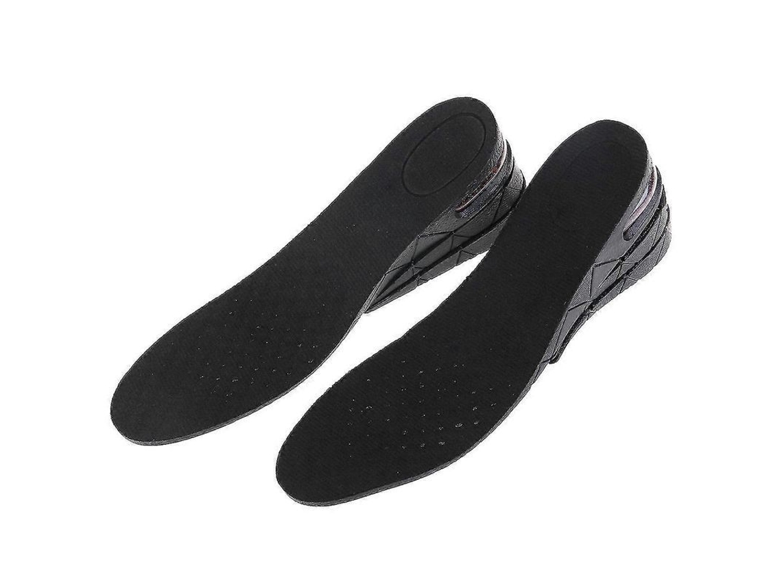 Insole de Crescimento de Altura Invisível Pu com Amortecedor Ar 7cm para Calçados Homens