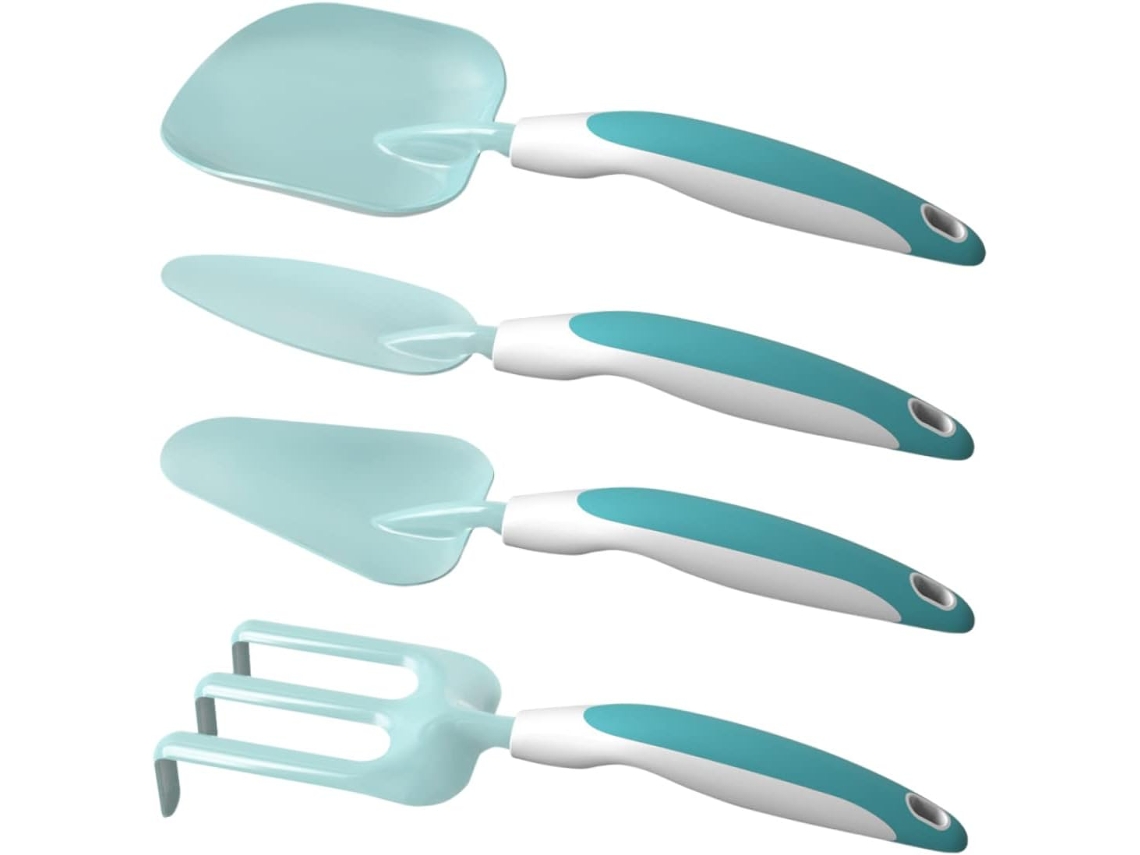 Conjunto De Pá E Ancinho Utilitário Para Meninos E Meninas, Ferramentas De Jardinagem, Capina, Seguro, Fofo, Fácil De Segurar Zeuxo