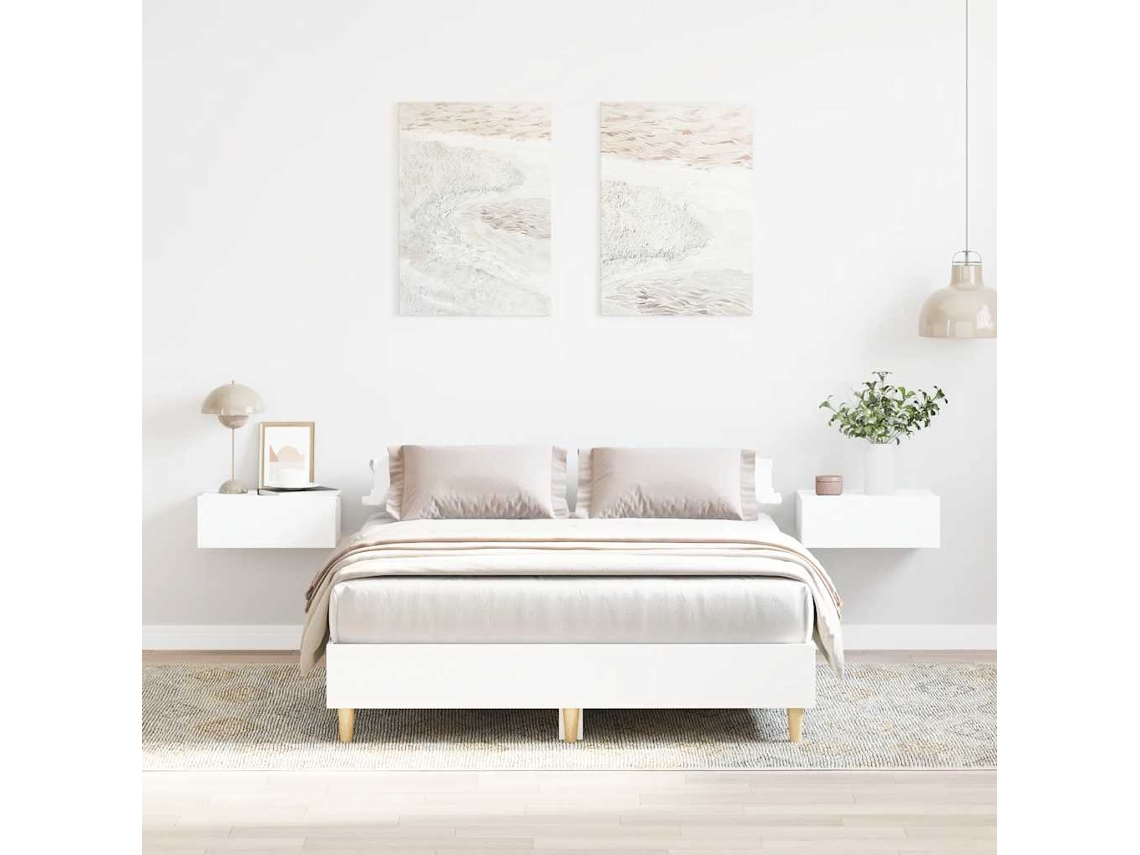 Estrutura De Cama Sem Colchão 120x200 Cm Branco