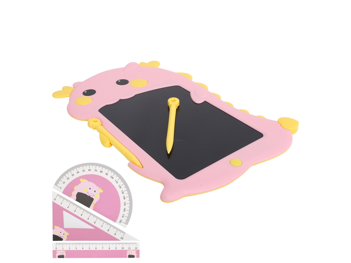 Aetheria tabela de Escrita Lcd Colorida 8.5in com Estilo Cartoon para Estudantes, Rosa