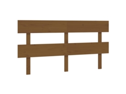 Cabeceira de Cama em Pinho Maciço Castanho Mel MAISON EXCLUSIVE (154x3x81 cm)