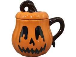 Caneca De Cerâmica Com Tampa Utensílio Para Bebidas Com Esmalte Liso, Ideal Para Chá, Café, Leite Gokoco