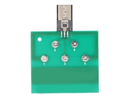 Base de carga flexível com placa de teste para baterias de telemóveis iOS e Android com microinterface. | S/MARCA