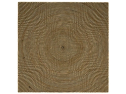 Conjunto 1 Tapetes De Área Vidaxl Preto Juta (300 X 300 Cm)