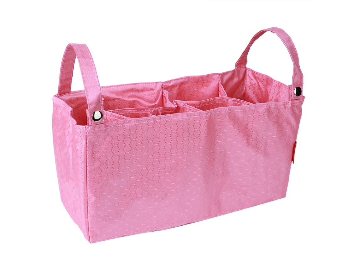 Mali saco Organizador para Carrinho de Bebê Multifuncional Rosa Bolsa de Diaper Acessórios de Carrinho