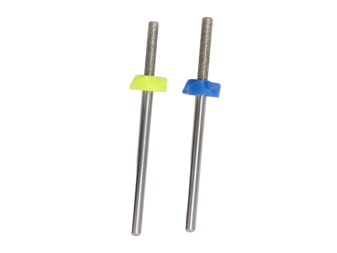 2pcs Brocas De Lixamento De Unhas Em Aço Tungstênio Para Limpeza De Cutículas E Polimento Manicure