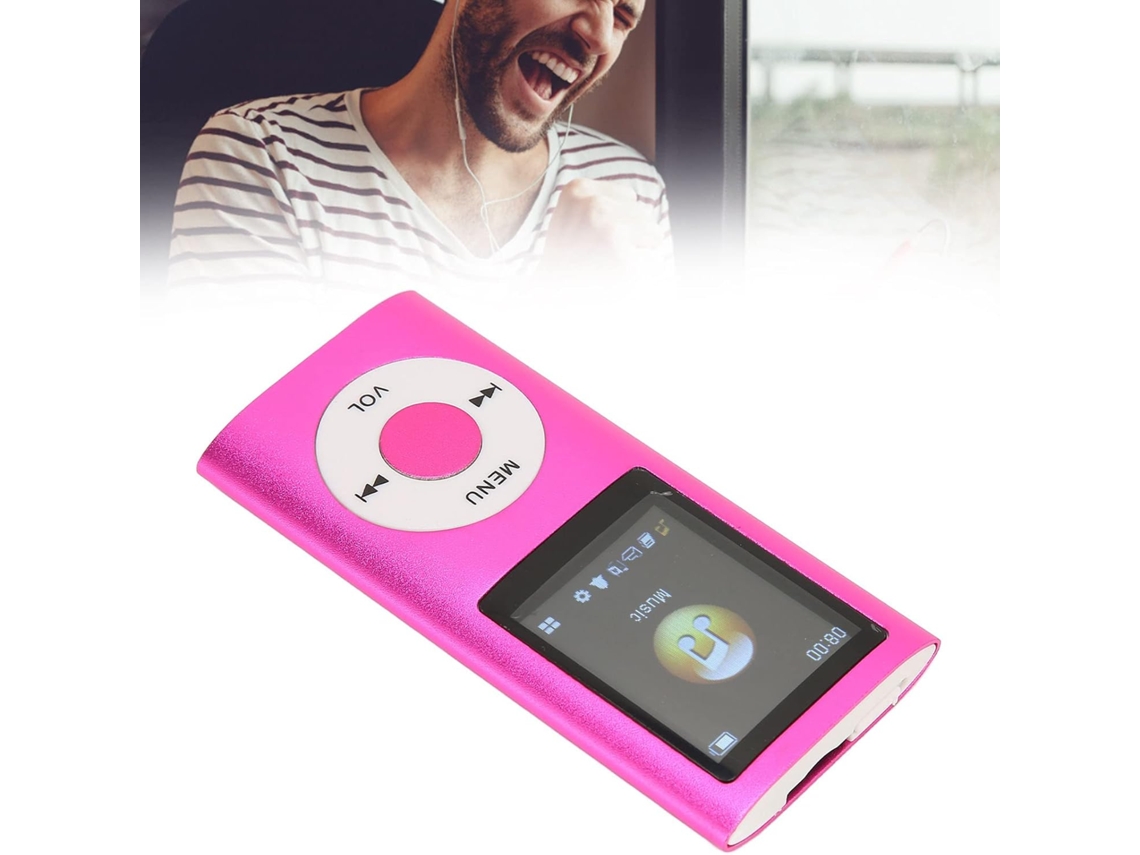 Sustvita Reprodutor De Música Mp3 Portátil Com Tela Lcd 1, 8-polegadas, Reprodutor De Música Digital Clássico E Fino