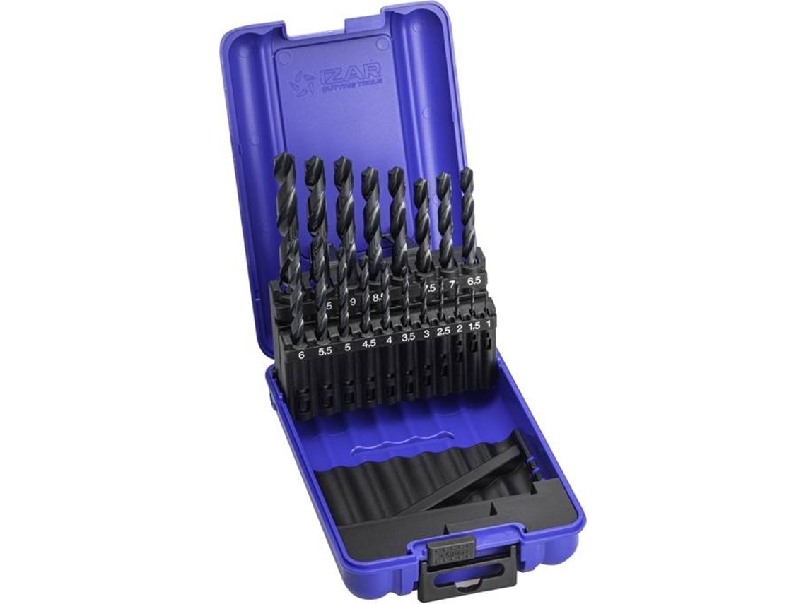 Pack IZAR Brocas HSS Din 338 19Pçs 1-10