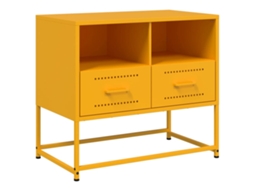 Tv Cabinet, Tv Cabinets Vidaxl Amarelo Aço (n/a)