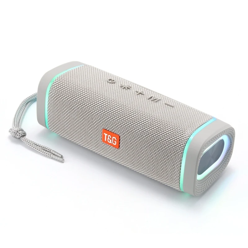 Grade de alto falante MDUG elegante, tecido impermeável, com luz led