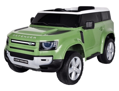 Carro Elétrico para Crianças LANDROVER Defend Green 0-6 Anos 12V