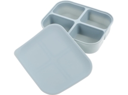 Recipiente De Silicone Azul Alimentos Com Tampa, Multiuso