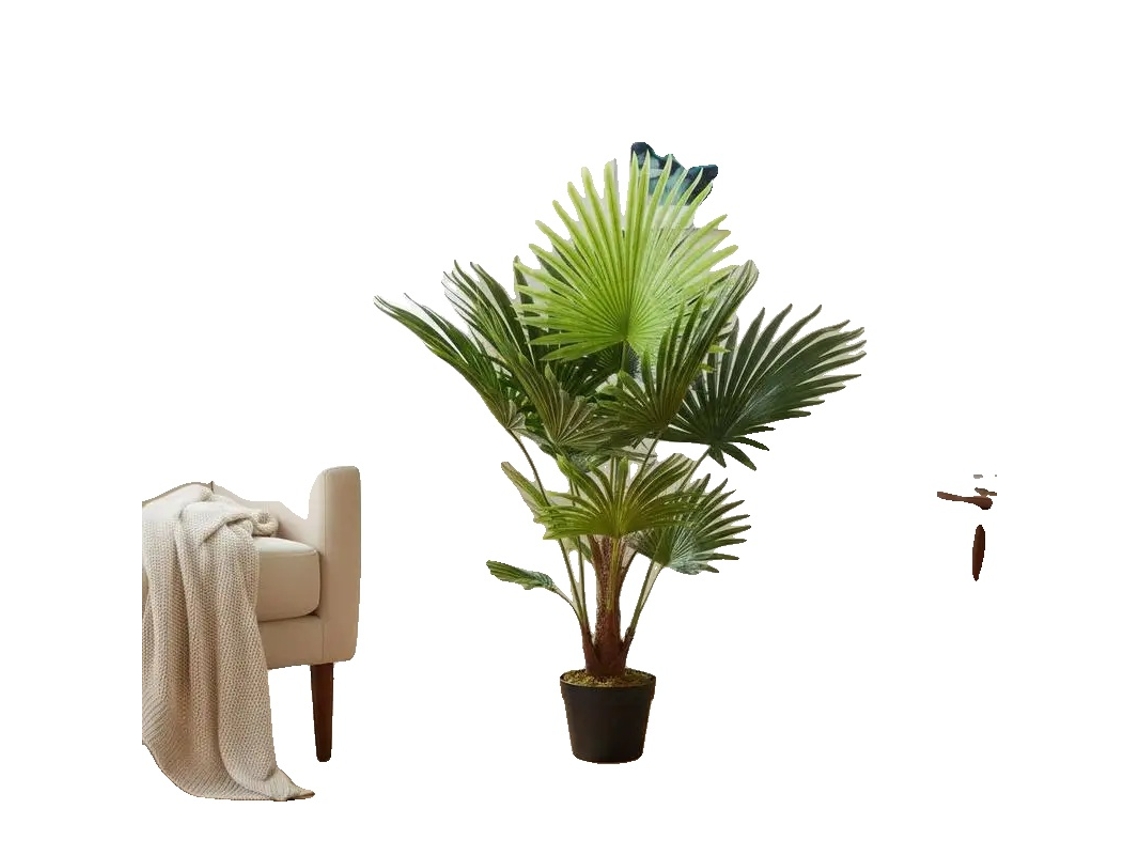 Planta Artificial, Decoração Interna, Estilo Bonsai, Verde