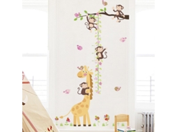 Calcomanías De Altura Para Pared De Habitación Infantil Y Guardería Adhesivas Removibles