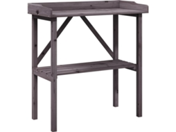 Plant Table, Plant Tables Vidaxl Cinzeto Madeira (n/a)